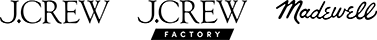 JCrew, JCrew Factory, Madewell logos 